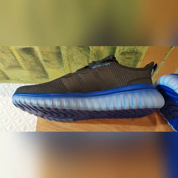 adidas Black and Blue Athletic Shoes - Picture 4 of 8